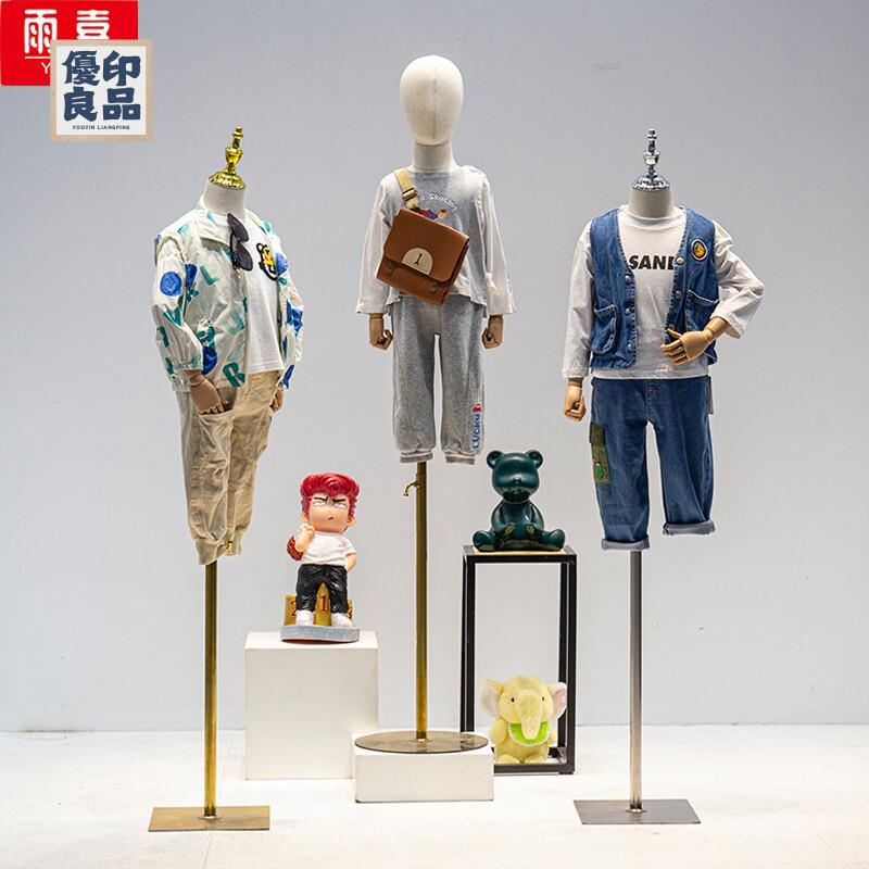 免運 兒童模特道具 半身童裝服裝店男女小孩衣服展示架 帶頭人臺模特架子特惠/開立發票 全館折扣 y5410
