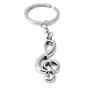 音樂符號鑰匙扣時尚音符鑰匙圈鑰匙鏈實用可愛音樂禮品掛飾
