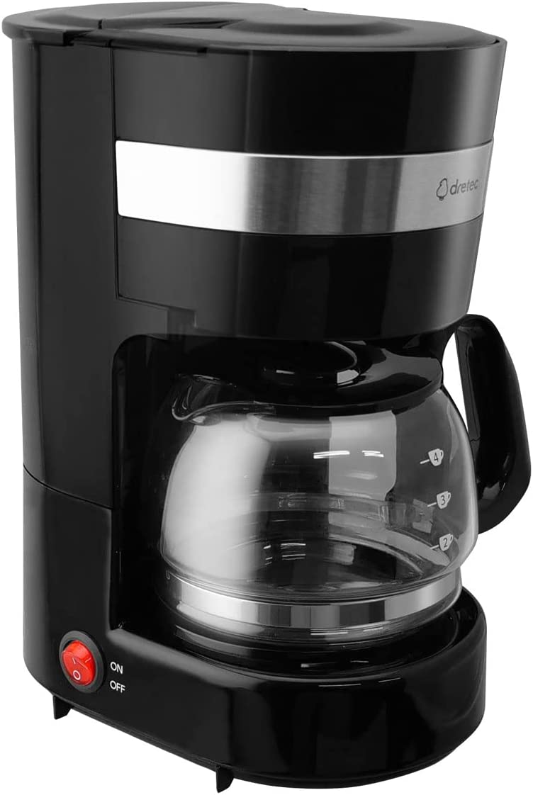 日本代購 空運 dretec CM-101 美式咖啡機 滴漏式 2段濃度 保溫功能 4杯份 0.65L 免濾紙