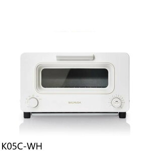 全館領券再折★BALMUDA百慕達【K05C-WH】The Toaster 蒸氣烤麵包機白色烤箱(7-11商品卡200元)