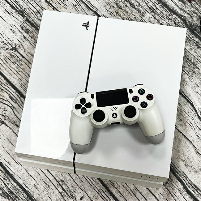 💯【二手】PS4 CUH-107A 雅致白/附把手/ HDMI /電源線/ 售後保固10天