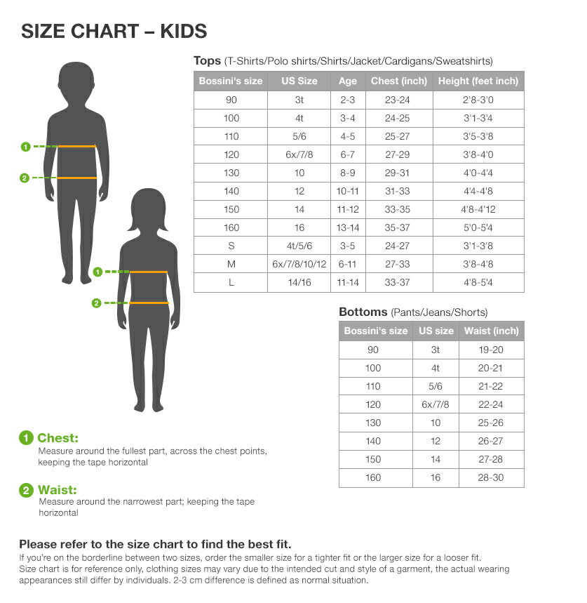 Ids Size Chart
