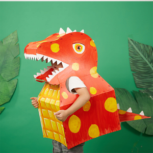 Baby童衣 超可愛立體紙箱恐龍 恐龍造型DIY繪畫著色材料組 11404