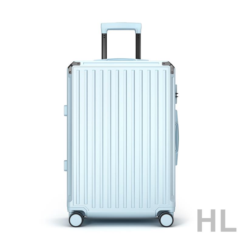 HL 行李箱男女大容量旅行拉桿箱24寸新款耐用結實登機箱密碼皮箱子20