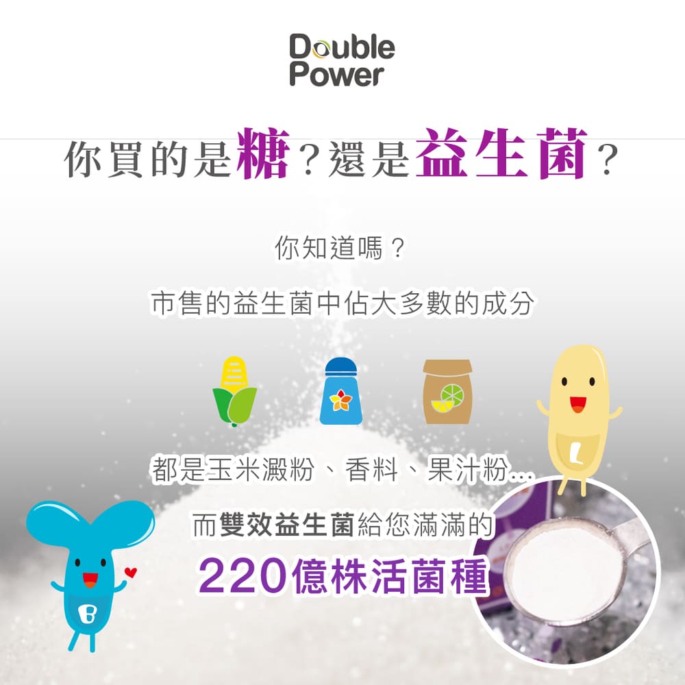 【專注唯一】Double Power專利7+1雙效益生菌 全專利7+1益生菌 調整體質 排便 消化道調整 2