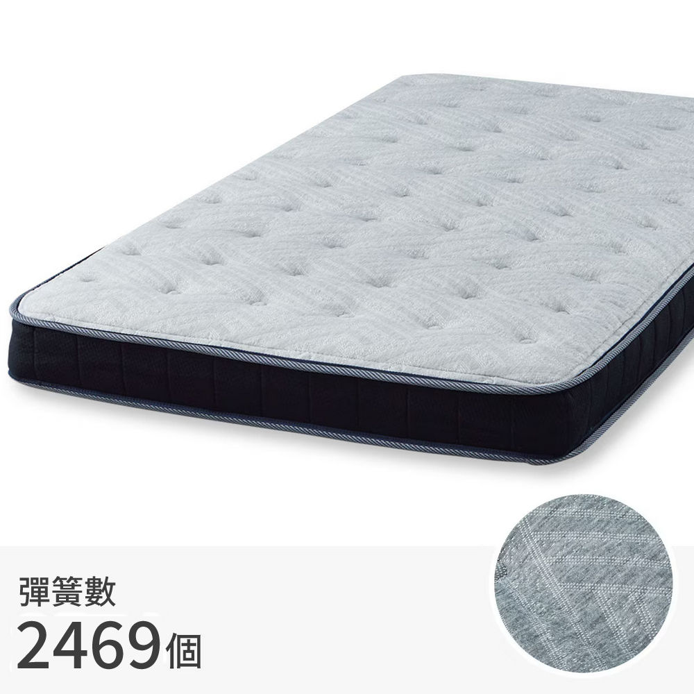 ◎雙層獨立筒彈簧 雙人床墊 N-SLEEP U4-02 獨立筒彈簧床 獨立筒床墊 NITORI宜得利家居