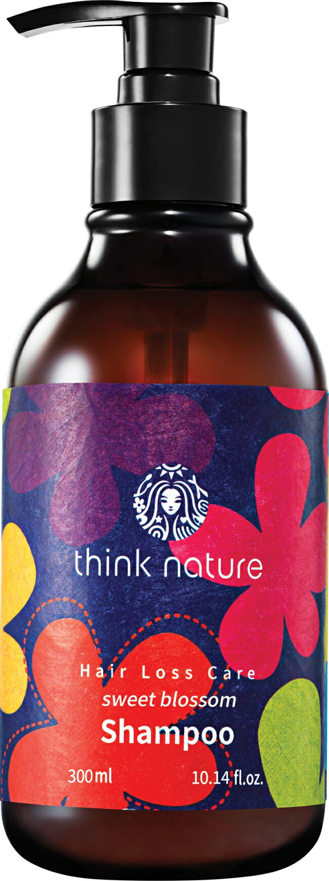 think nature 植萃精油健髮洗髮精-甜蜜綻放300ml