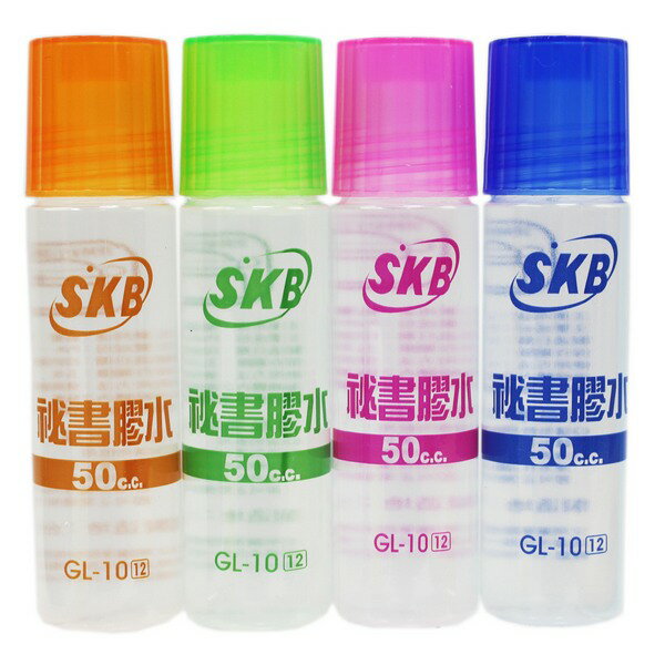 SKB 膠水 GL-10 秘書膠水 約50ml /一盒24瓶入(定12) 台灣製造-文