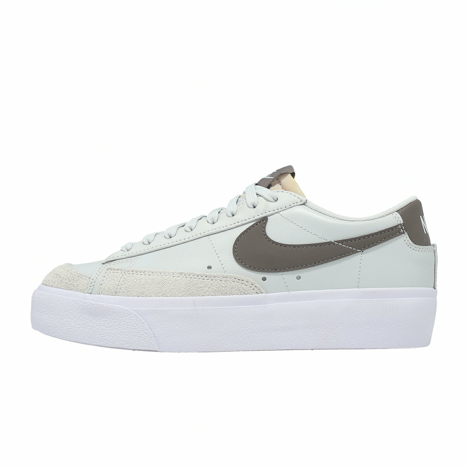 Nike 休閒鞋 W Blazer Low Platform 女鞋 灰 厚底 增高 復古 DJ0292-004