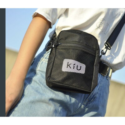 現貨 日本KIU 2WAY 600D耐用 防水 網眼 小方包/單肩包/腰包/斜背