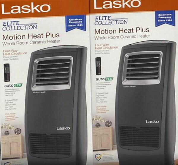[COSCO代購4] C1415867 LASKO 黑麥克陶瓷電暖器 #CC23161TW