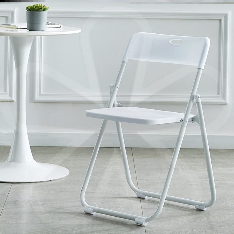 不占空間的凳子塑料折疊椅子家用現代網紅宿舍辦公椅會議椅靠背椅