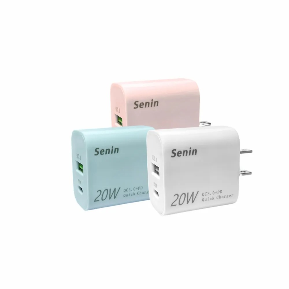 神音公司貨20w  氮化稼 GaN 快充頭 PD QC 2孔 充電頭 Type C支援iPhone 16三星【APP下單享4%回饋】