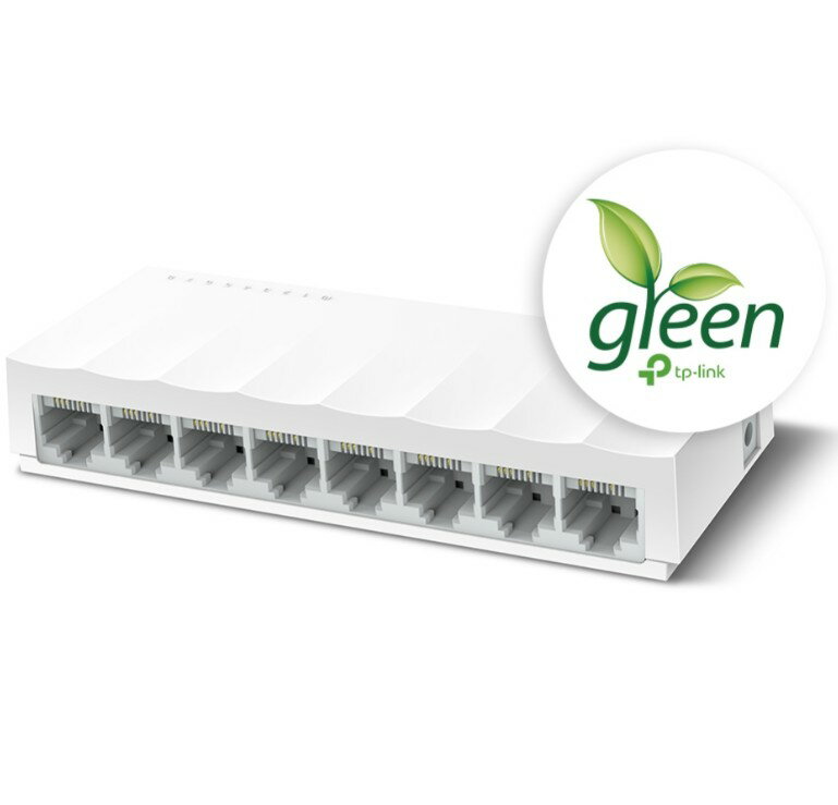 TP-LINK LS1008 8埠 10/100Mbps 交換器 三年保 乙太網路交換器