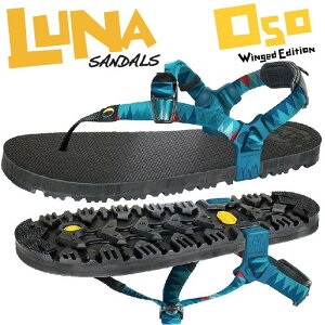 LUNA 運動涼鞋/跑步涼鞋/水陸鞋/綁帶/輕量平底/西雅圖手工製造 OSO Winged 厚底 水晶藍