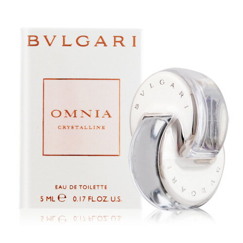 【原裝沾式小香】BVLGARI 寶格麗 Omnia Crystalline 晶澈 白水晶 女性淡香水 5ML｜期間限定◆秋冬迷人香氛