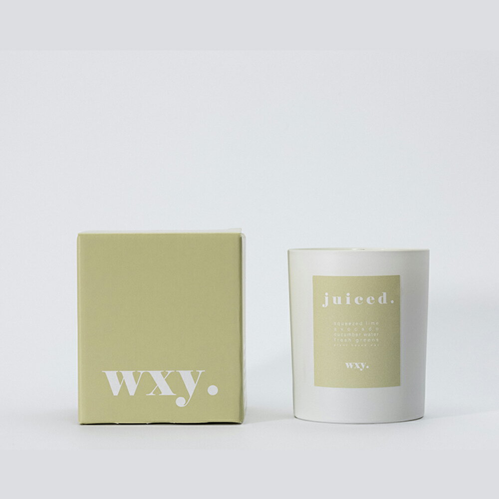 【英國 wxy】經典蠟燭- juiced. 萊姆酪梨 & 黃瓜 /200g