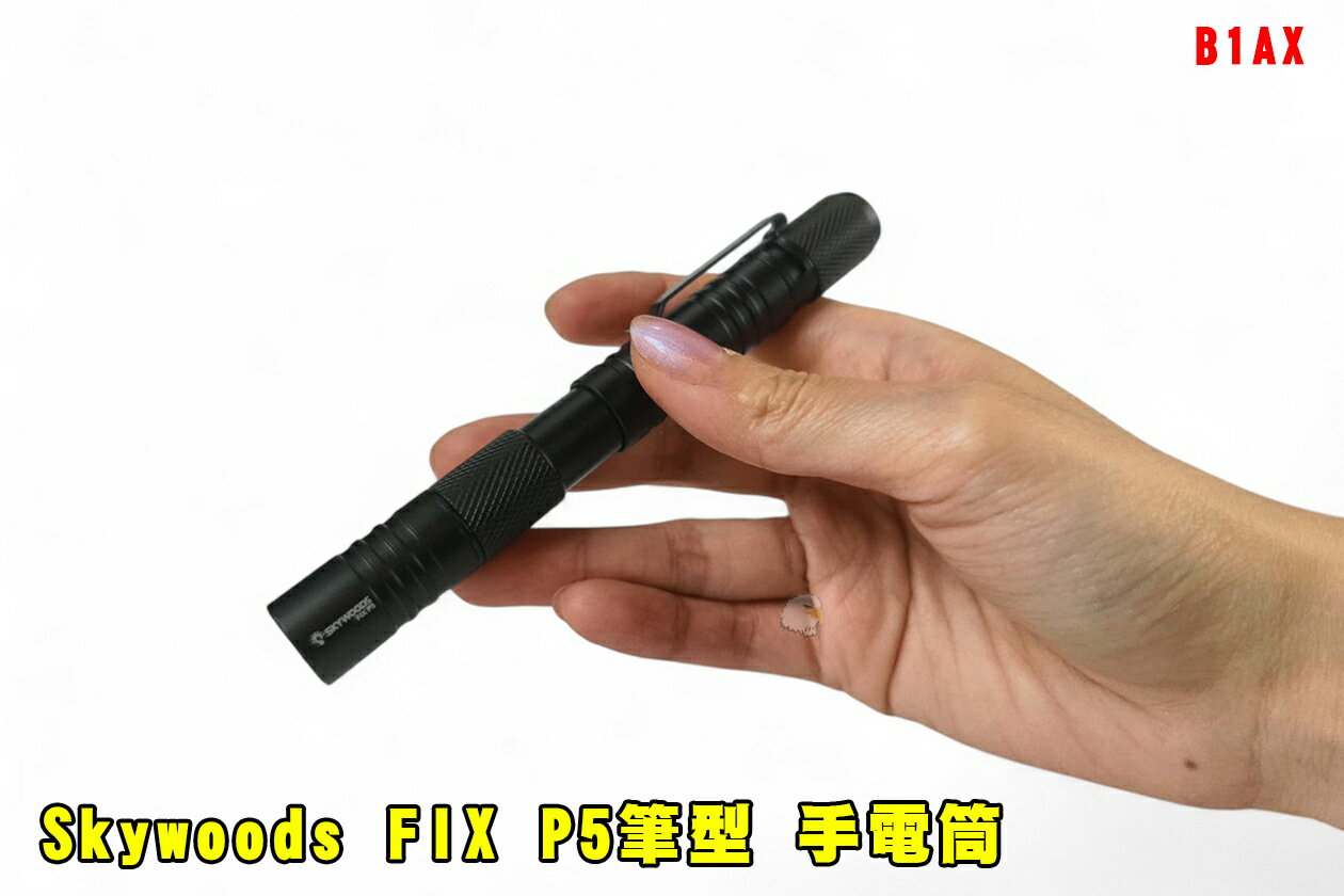 【翔準AOG】Skywoods FIX P5筆型 戰術 手電筒 B1AX 口袋夾 聚光燈 防水IPX4 LED XF-S2