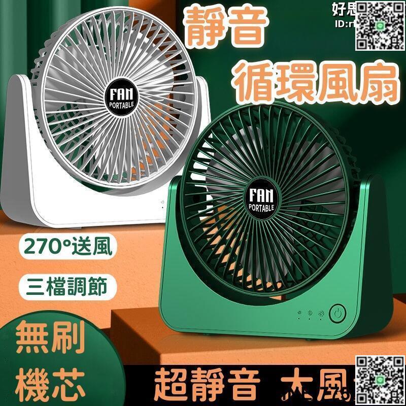 【快樂購】【超靜音 電風扇】風扇 冷風扇 桌面風扇 充電風扇 兩用風扇 大風力小風扇 宿舍靜音風扇 便攜風扇 辦公桌風扇