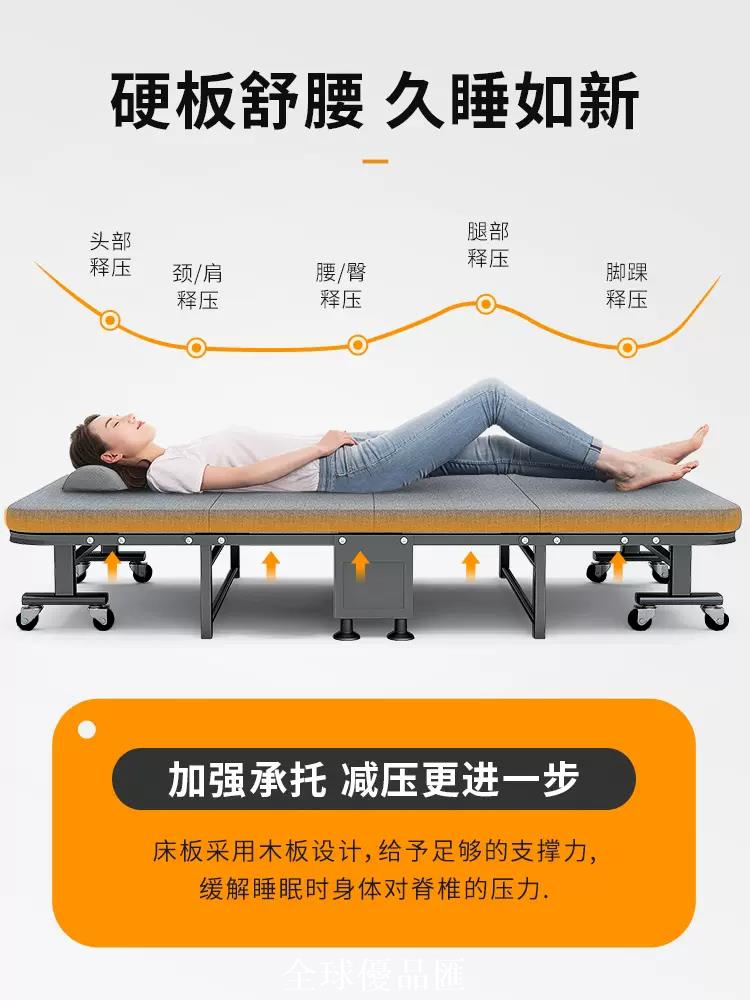 【全球優品匯】午憩寶折疊床單人床家用簡易硬板小床酒店加床辦公室午休值班神器