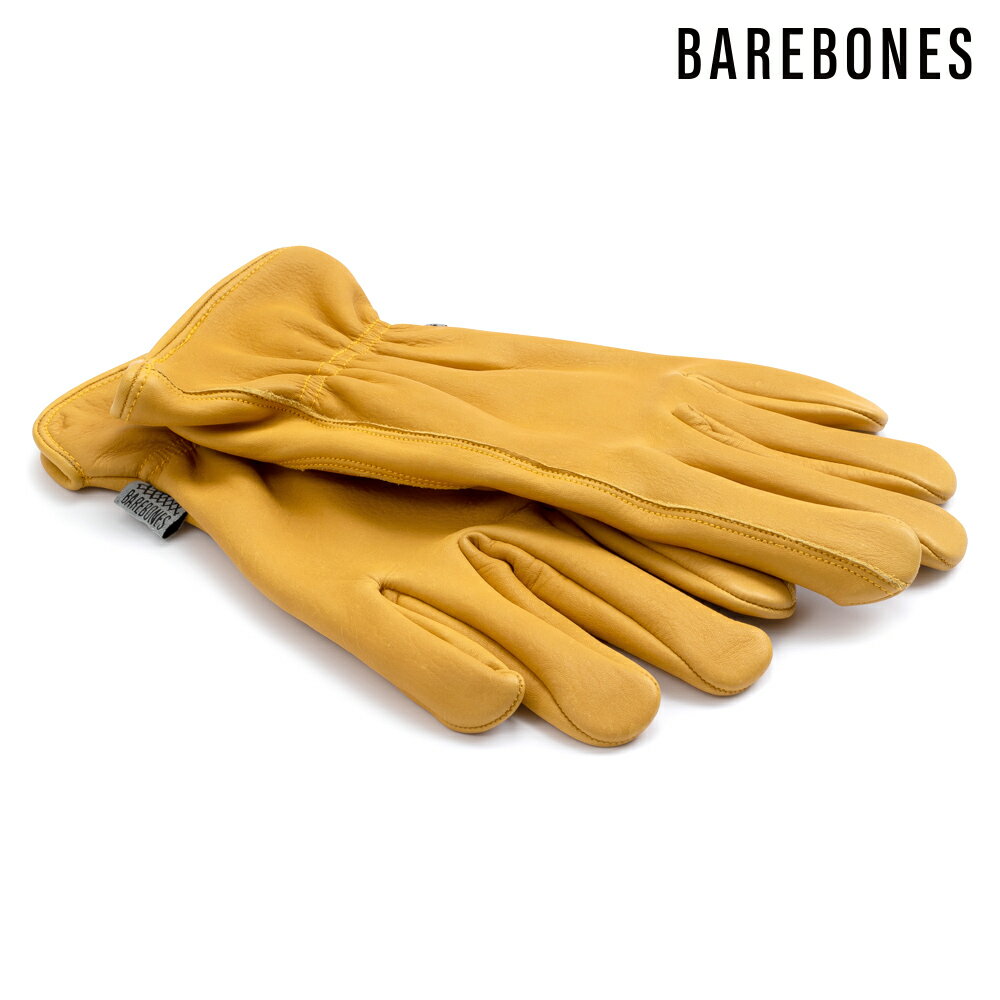 Barebones 經典工作手套 Classic Work Glove GDN-018.019-原色(黃) / 城市綠洲 (防刺傷 牛皮手套 園藝手套)