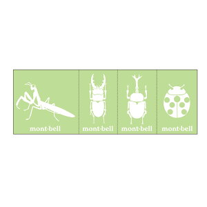 【【蘋果戶外】】mont-bell 1124646 背包轉印貼紙 Bag Sticker 昆蟲貼紙