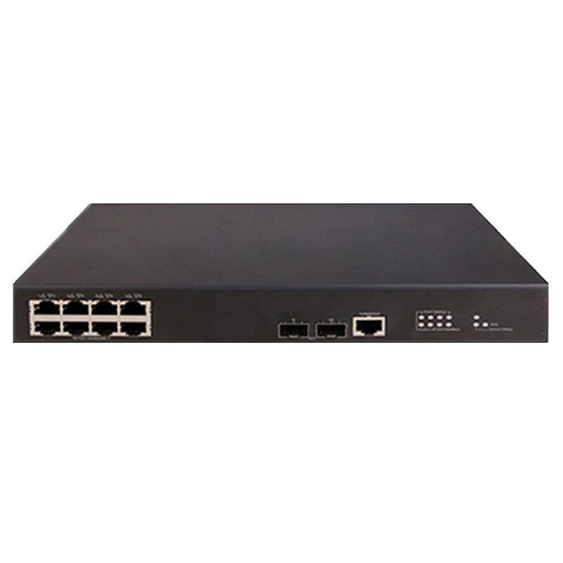 【高效節能】H3C新華三8口千兆電交換機+2口光POE 網路擴充最佳選擇