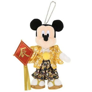 【東京迪士尼】 米奇絨毛吊飾(米老鼠) 2024新年系列 (16x5 cm)
