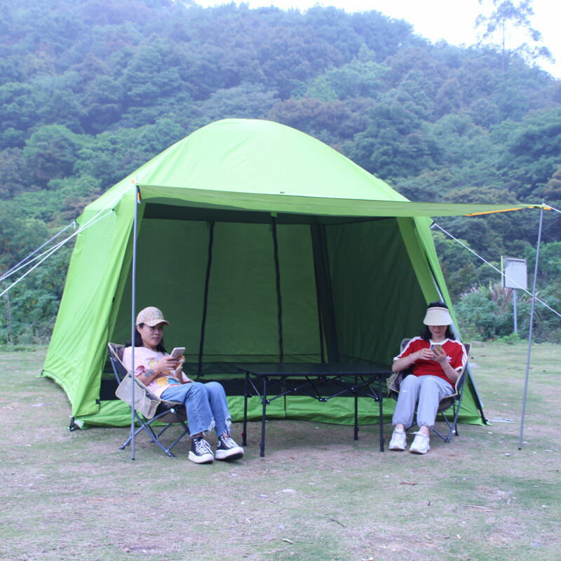 帳篷 戶外幕帳篷多人野營遮陽棚釣魚防曬涼棚燒烤野餐炊事防雨大帳篷