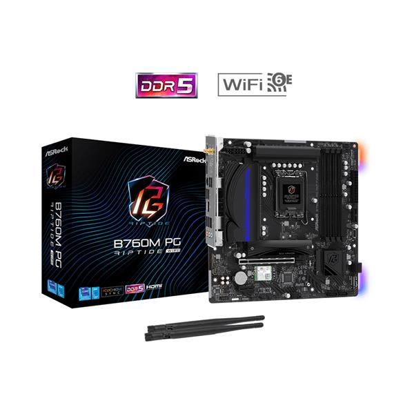 ASRock 華擎 B760M PG RIPTIDE WIFI MATX INTEL主機板