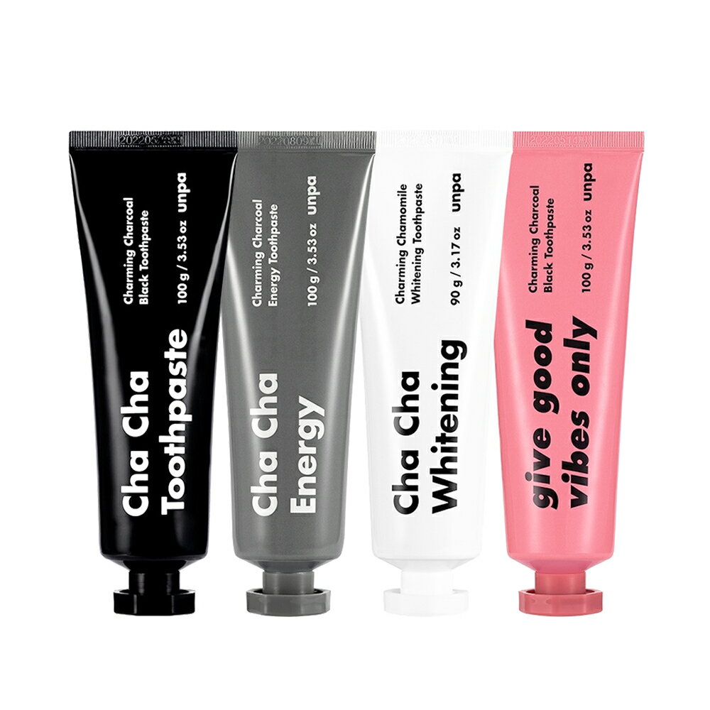 【梨大小姐】韓國 unpa ChaCha 牙膏 竹炭牙膏 護齦牙膏 亮白牙膏 粉紅牙膏 網美 口腔 清潔 清新 1