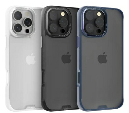 【HODA】柔石軍規防摔保護殼 一般款 無磁吸 iPhone 16 系列 iPhone 16 / 16 Plus (16+) / 16 Pro / 16 Pro Max 銀河黑 / 星光白 / 卡布里藍