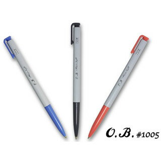 O.B. #1005 自動原子筆 0.5mm (單支) OB-1005 (50入盒裝)