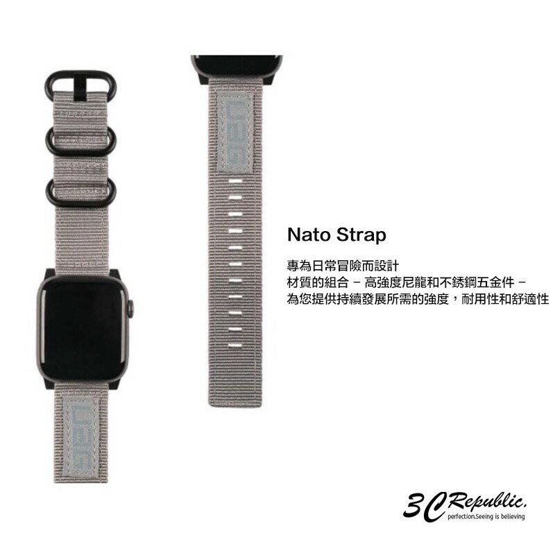 UAG Apple watch 38 40 42 44 45 41 mm 不鏽鋼 尼龍 腕帶 錶帶 替換帶 時尚錶帶 8