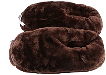 hakucho【日本代購】腳暖器USB內置定時功能加熱器快速暖可洗冬季男女通用 - 棕 0