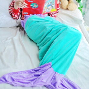 美麗大街【106011902】美人魚 保暖人魚尾造型睡袋 毯子 毛毯