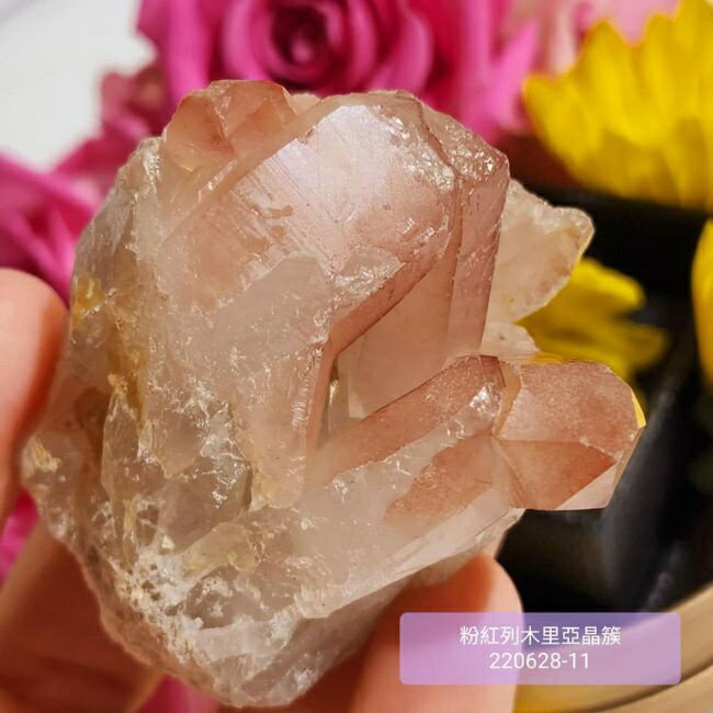粉紅列木里亞水晶晶簇220628-11號 Pink Lemuria Crystal Cluster ~列木尼亞/雷姆尼亞