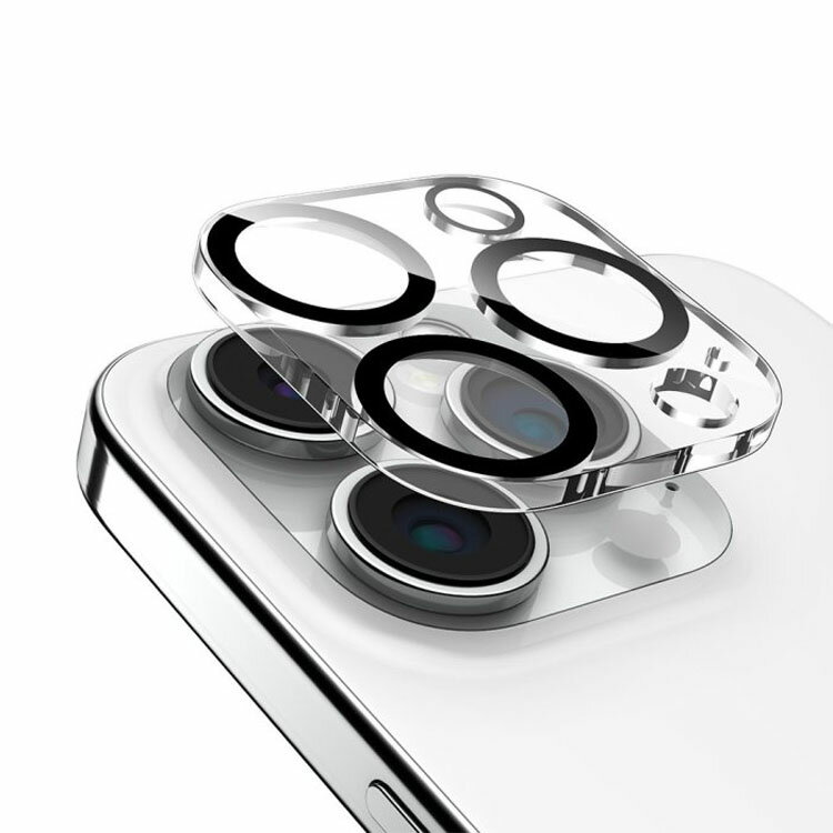 RAPTIC Apple iPhone 15 Pro/15 Pro Max 一體式鏡頭玻璃貼(兩套裝)【APP下單4%點數回饋】