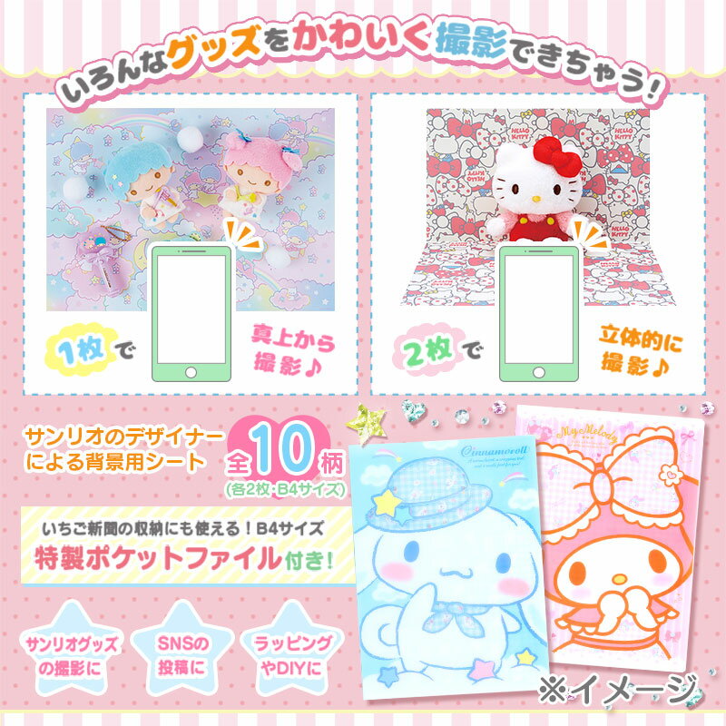 asdfkitty*KITTY拍照用背景板組-日本正版商品| asdfkitty可愛家精品店直營店| 樂天市場Rakuten