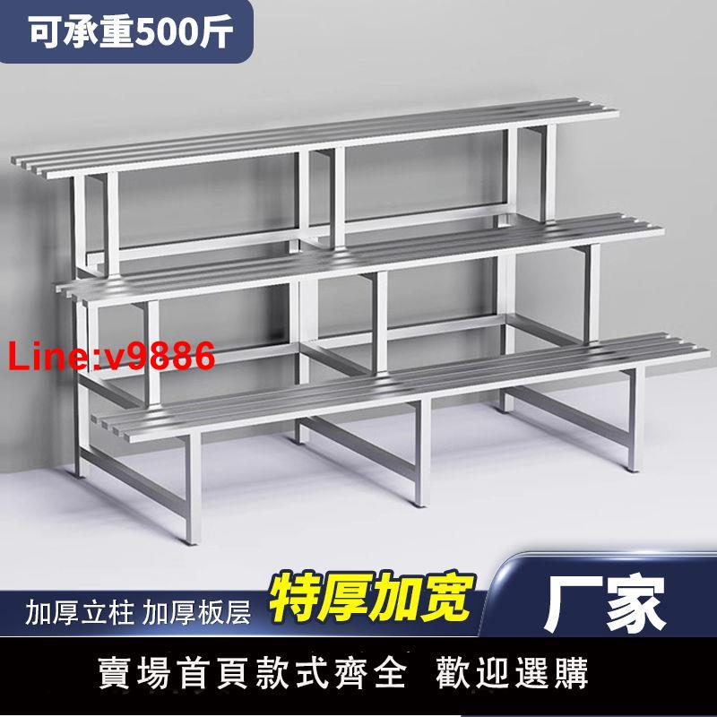【臺灣公司 超低價】加厚多層階梯式不銹鋼落地陽臺花架多肉花架子室內客廳室外花盆架