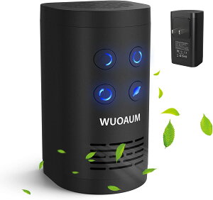 【日本代購】‎‎WUOAUM 臭氧 負離子 除臭機 W02 黑色 (適用2-6坪)