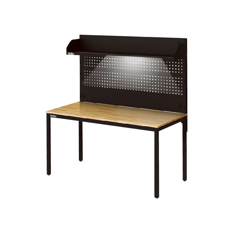 天鋼 tanko｜WE-58W5 多功能工作桌組合（黑）寬150公分 原木工作桌