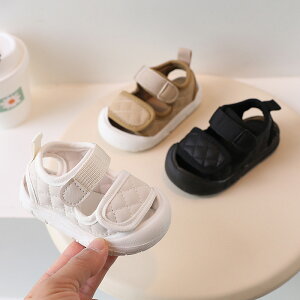 小香風寶寶鞋1-3歲女寶寶包頭涼鞋學步鞋嬰兒軟底男童沙灘鞋1-3歲