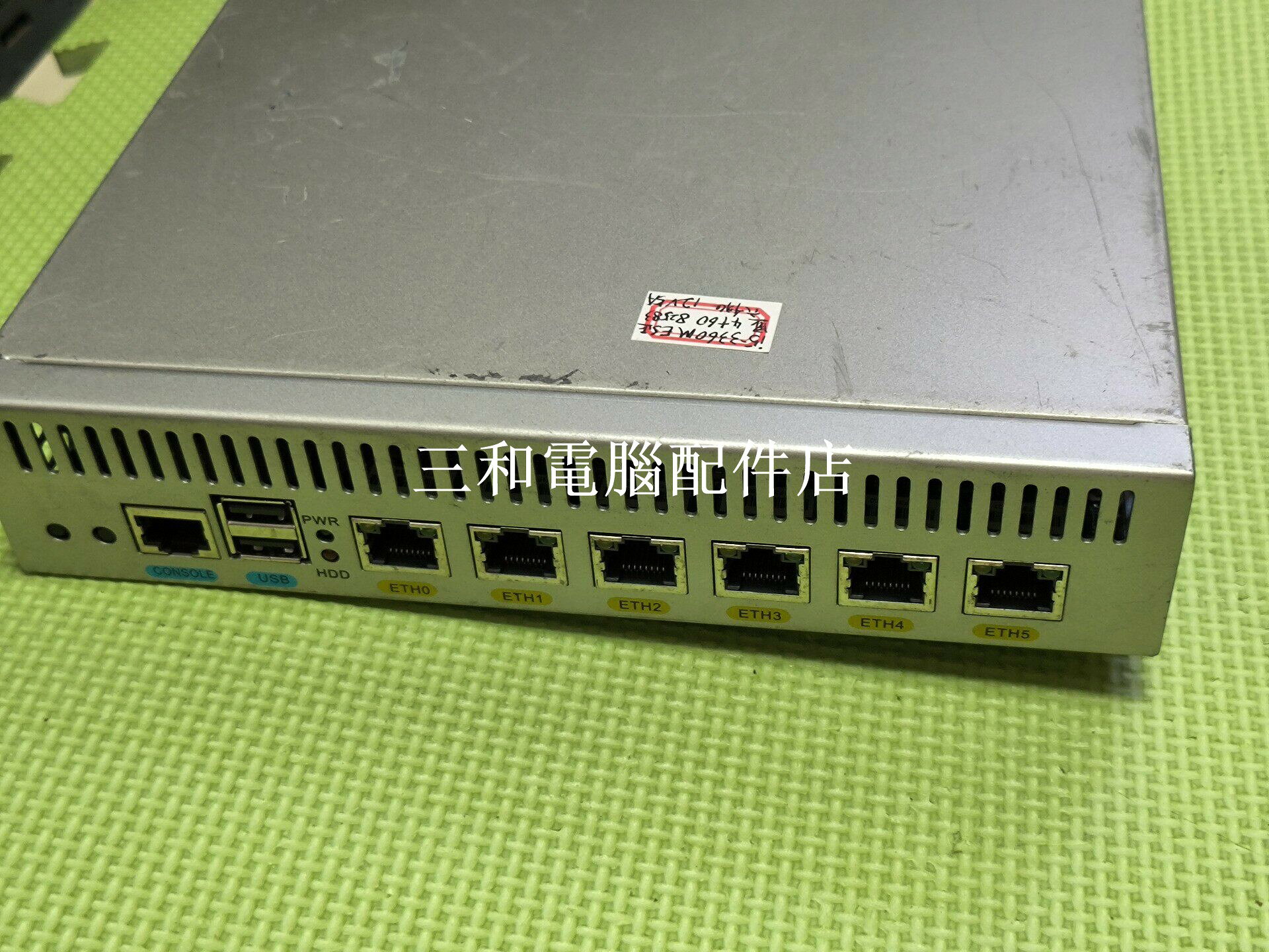 I5 3360M 小主機板 6 網口 Intel 六千兆網絡卡 4G RAM 60G SSD VGA DC