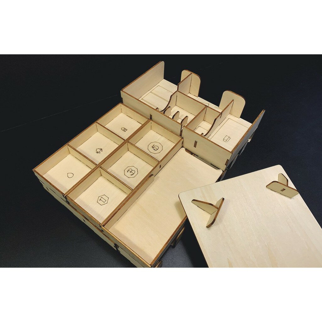 【桃園桌遊家】強國爭壩 Barrage 桌遊收納盒【免膠組裝】【烏鴉盒子收納盒】 1