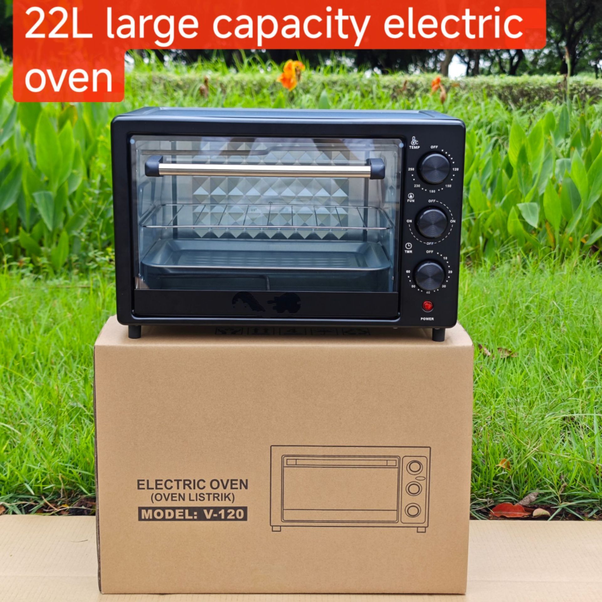 13L烤箱家用多功能小型雙層式烘焙電烤箱12L烤箱~25L大容量電烤箱【尚宜家居】