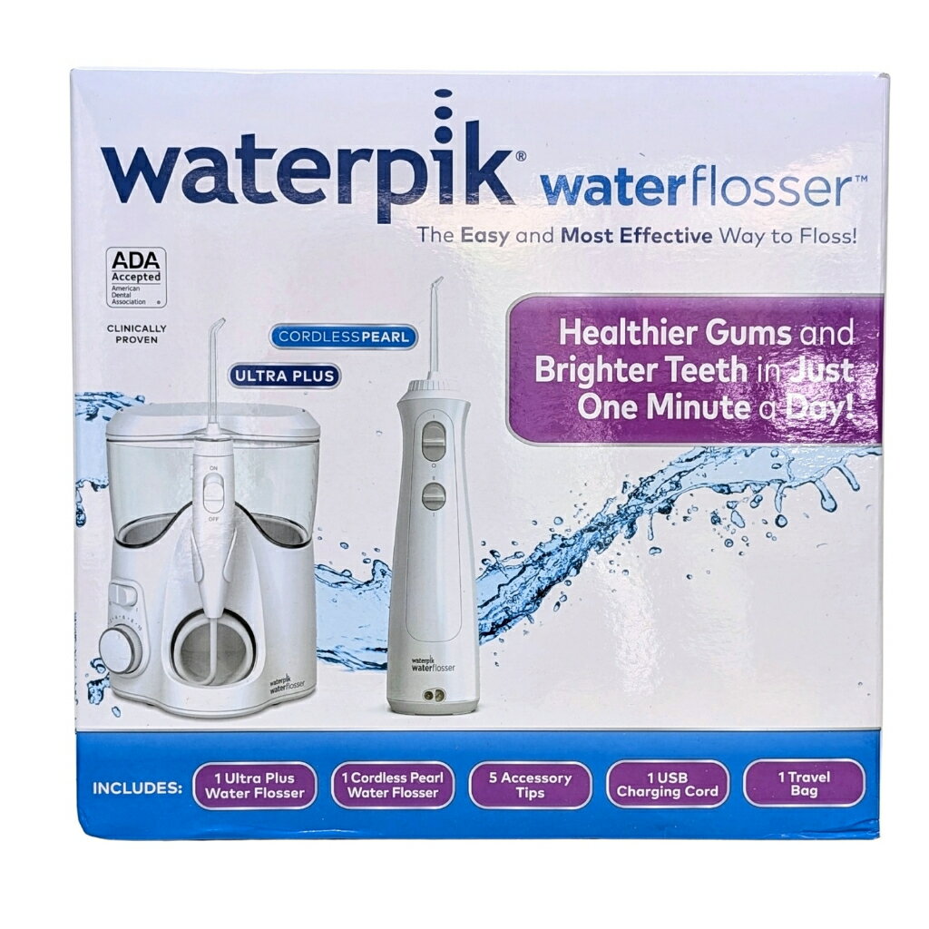 【1年保固】Waterpik WP-150 + WF-13 沖牙機 雙機組 家用 手持式 5噴頭 WP150 WF13