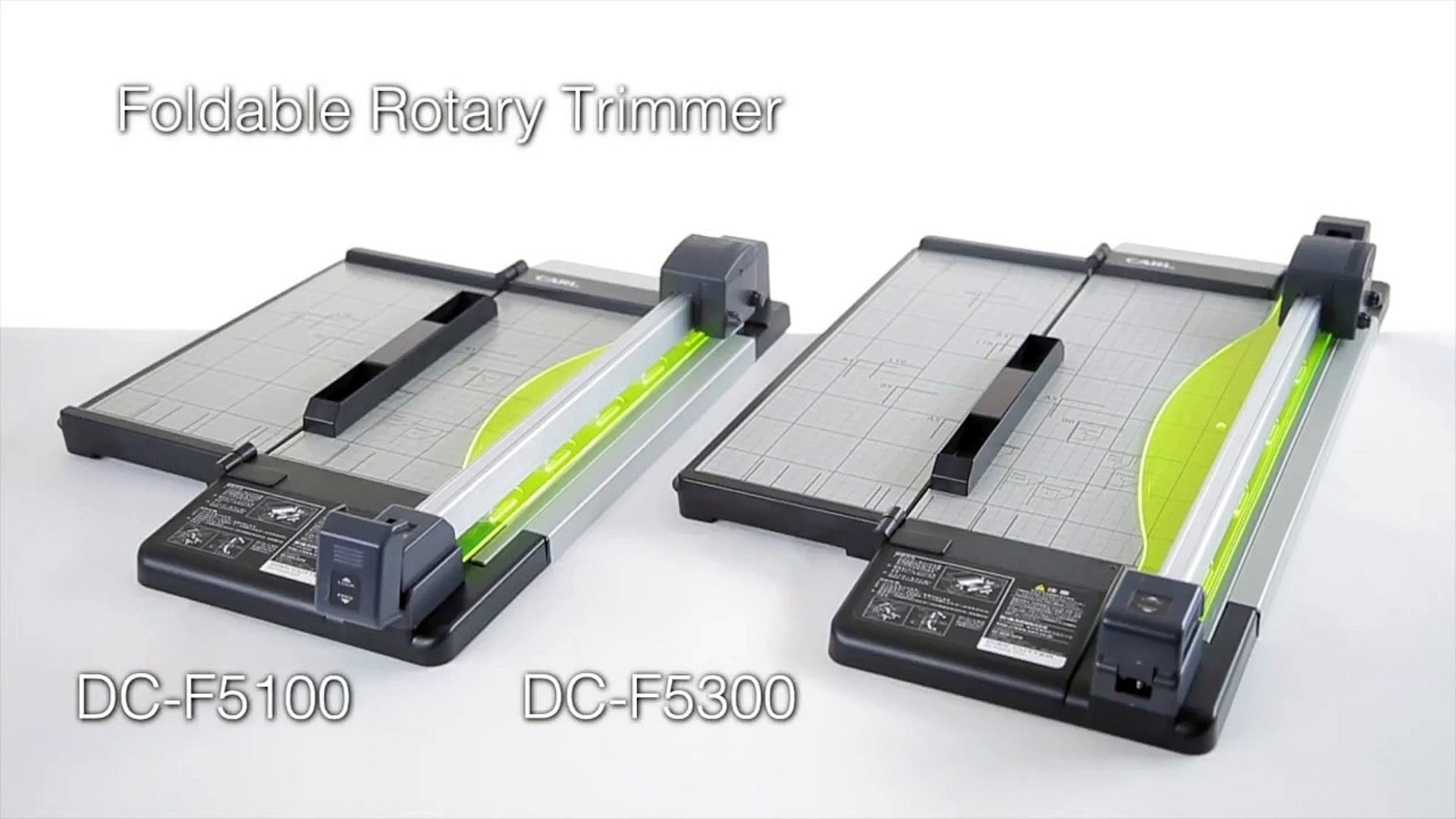 CARL 裁断機　DISK CUTTER DC-F5100(A4) Carl Office Equipment Paper cutter Slim A4 size 50 sheets DC
