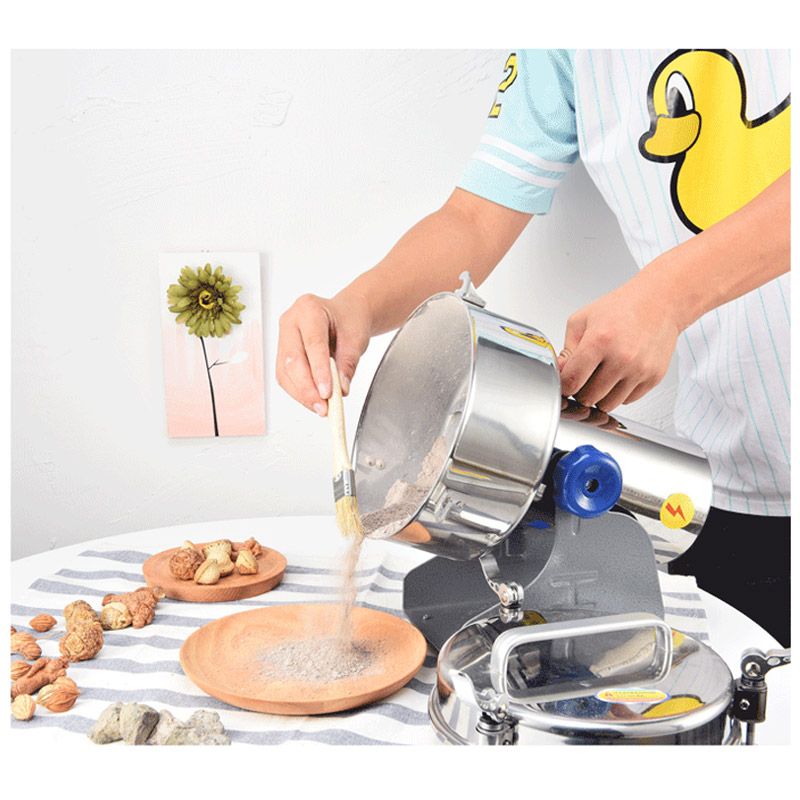 【最低價 公司貨】西廚不銹鋼五谷雜糧粉碎機家用電動藥材磨粉機超細打粉機研磨機 2