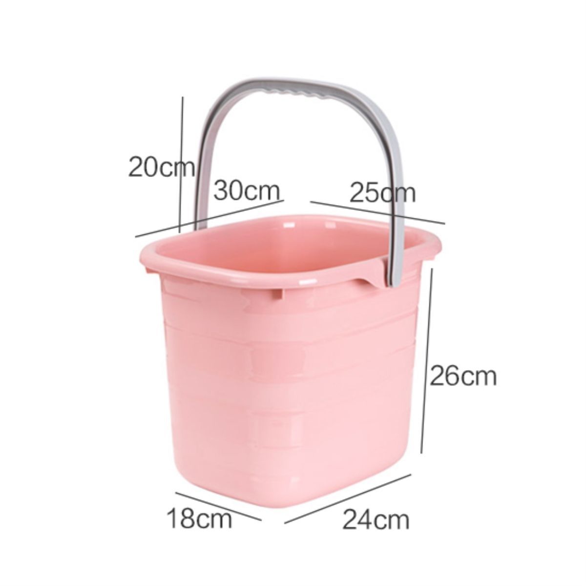 塑料加厚長方形手提儲水桶大號家用拖把泡腳桶塑料桶小方桶洗衣桶